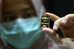 Harga emas Galeri24 dan UBS di Pegadaian kompak turun