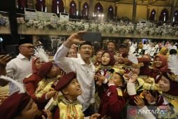 Teater siswa meriahkan peresmian Sekolah Rakyat oleh Prabowo