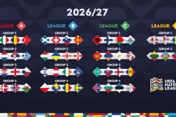 Inggris satu grup dengan Spanyol di Nations League, berikut hasil lengkap pengundian