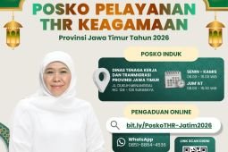 Pemprov Jatim buka 54 posko layanan THR 2026