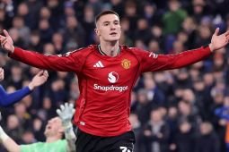 MU kembali ke empat besar berkat gol Benjamin Sesko