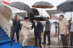 Prabowo tiba di Tanah Air usai lawatan ke AS, Yordania, dan UEA