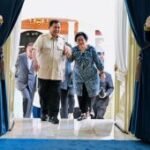 Prabowo terima Megawati di Istana Merdeka