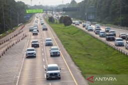 Rekayasa lalu lintas satu arah di Cikampek mulai diberlakukan