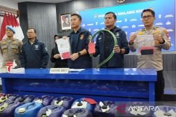 Polresta Malang tangkap tiga pelaku penyalahgunaan BBM bersubsidi