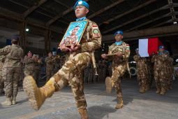 UNIFIL beri penghormatan terakhir untuk Praka Rico Pramudia di Lebanon