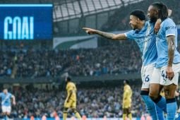 Manchester City jaga peluang juara usai tumbangkan Crystal Palace 3-0