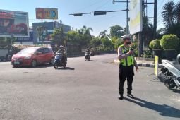 Perbaikan jembatan, Dishub dan Polres Kediri siaga antisipasi macet di Kaliombo