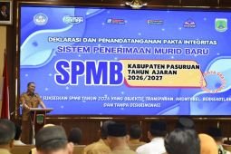 Bupati: SPMB 2026 di Pasuruan harus bersih jujur dan transparan