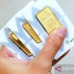 Sabtu ini harga Antam melemah tipis Rp3.000 ke angka Rp2,796 juta/gr