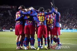 Barcelona butuh dua poin untuk juara Liga Spanyol