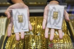 Harga Antam Sabtu ini menguat Rp25.000 menjadi Rp2,799 juta/gr