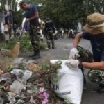 Aksi bersih-bersih Kota Surabaya jelang Hardikal