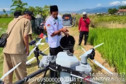 Situbondo fasilitasi drone bagi petani tingkatkan produktivitas padi