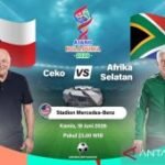 Ceko vs Afsel: Sama-sama buru kemenangan perdana