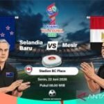 Selandia Baru vs Mesir: Kedua tim cari kemenangan perdana