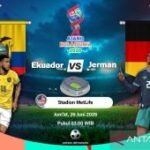 Ekuador tekuk Jerman 2-1 pada laga terakhir Grup E