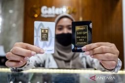 Jumat ini, harga emas tiga jenama di Pegadaian tak berubah