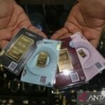 Harga emas UBS, Antam, dan Galeri24 di Pegadaian turun