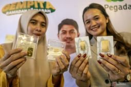 Daftar harga emas tiga jenama Pegadaian yang turun Kamis pagi