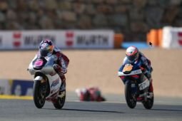 Veda Ega amankan tiket Q2 Moto3 Ceko setelah O'Shea didiskualifikasi