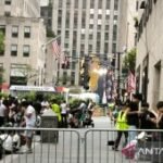 Cuaca buruk, FIFA Fan Village New York ditutup