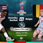 Belgia bungkam AS 4-1, tantang Spanyol di perempat final