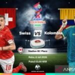 Swiss vs Kolombia, harapan tersisa Amerika Selatan selain Argentina