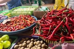 Harga telur ayam Rp29.600 per kg, bawang merah Rp42.150 per kg pada Minggu