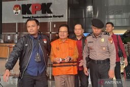 Eks Sekjen MPR Ma'ruf Cahyono resmi ditahan KPK