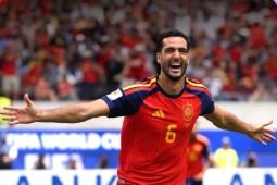 Kalahkan Belgia 2-1, Spanyol ke semifinal hadapi Prancis