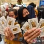 Harga Antam Sabtu ini menguat Rp5.000 menjadi Rp2,655 juta/gr