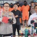Polres Magetan tangani 23 perkara narkotika semester I 2026