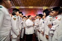 Prabowo apresiasi dedikasi Paskibraka kibarkan Sang Merah Putih