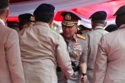 Upacara Hari Juang Polri di Surabaya