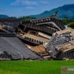 Korban tewas akibat gempa bumi di Jepang naik, menjadi 38 orang