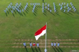 Upacara HUT Kemerdekaan di Lapas Kelas I Surabaya