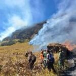 Karhutla di Bromo belum padam dengan luas lahan terbakar 10 ha