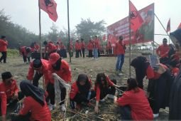 PDIP Jember tanamkan peduli lingkungan usai upacara HUT RI