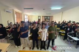 ANTARA latih mahasiswa UKM Pers teknik penulisan standar kantor berita