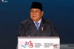Prabowo dapat delapan kali tepuk tangan saat pidato di EEF ke-11