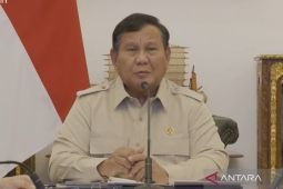 Prabowo pimpin rapat penanganan sejumlah bencana di Indonesia