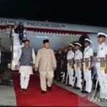 Prabowo tiba di India hadiri KTT ke-18 BRICS