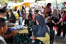 Korem 081/DSJ layani pengobatan gratis ratusan warga di Madiun