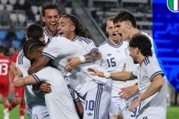 Timnas Italia kalah 0-2 dari Belgia