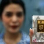 Harga Antam Senin ini menguat tipis Rp2.000 ke angka Rp2,594 juta/gr
