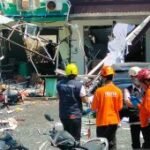 Lima orang terluka akibat ledakan di sebuah ruko San Antonio Surabaya