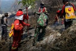 Kebakaran lahan di kawasan Gunung Rinjani telah padam