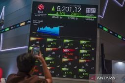 IHSG Jumat dibuka menguat 9,44 poin ke posisi 5.397