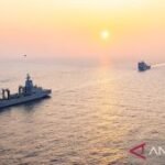 Kapal perang Indonesia-Australia latihan bersama di Perairan Bali